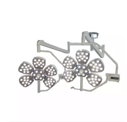 LEDの外科軽い花の形は操作の軽い二重ドームの無影作動ランプを導いた