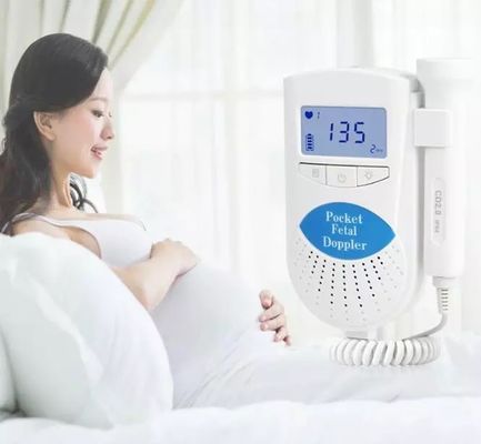 ポケット理性的な超音波の胎児のドップラー心臓モニターの心拍の赤ん坊のモニター