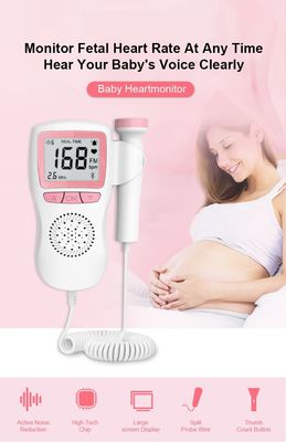 ドップラー携帯用モニターの妊婦のための胎児のドップラー機械赤ん坊の心拍のモニター