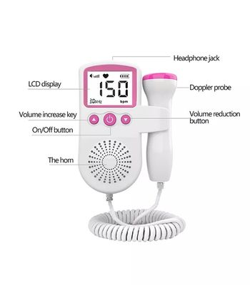 妊婦の超音波の赤ん坊の中心の探知器のドップラー胎児のモニター