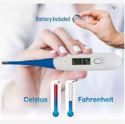 LCDは速く2秒をテストする赤ん坊のデジタル温度の温度計電気プラスチックOEMを表示する