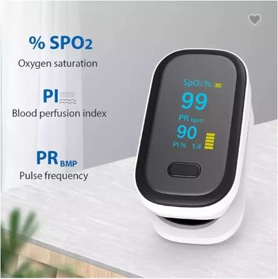 手持ち型のデジタル酸化濃度計指の酸化濃度計Spo2 Oledのスマートな指先の脈拍の酸化濃度計
