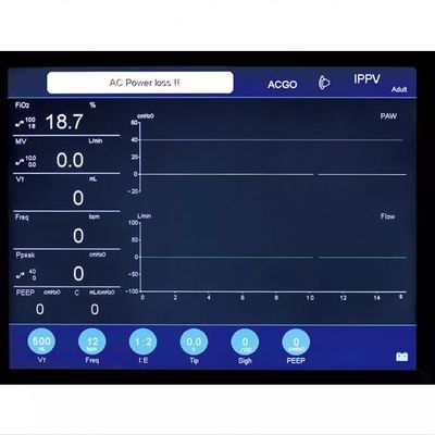 Portable Maquina De Anestesia 10.4インチLCDスクリーンの麻酔機械