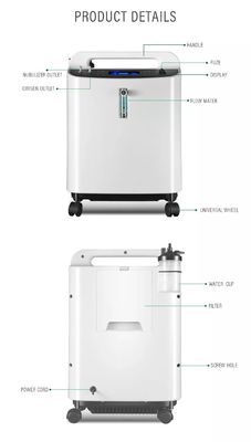 純度警報白い色の5L 93%医学の家のRespironics Oxygeのコンセントレイター