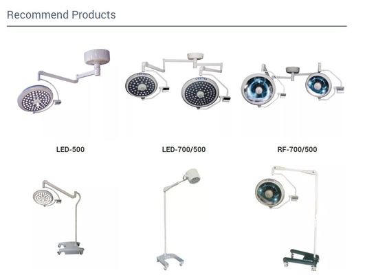 LEDの外科軽い花の形は操作の軽い二重ドームの無影作動ランプを導いた