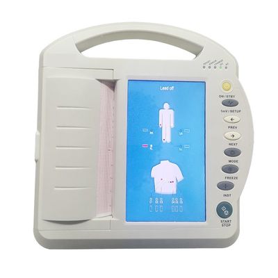 12チャネル7インチのタッチ画面ECG機械Electrocardiographの標準12の鉛