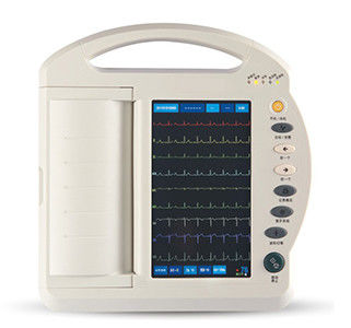 12チャネル7インチのタッチ画面ECG機械Electrocardiographの標準12の鉛